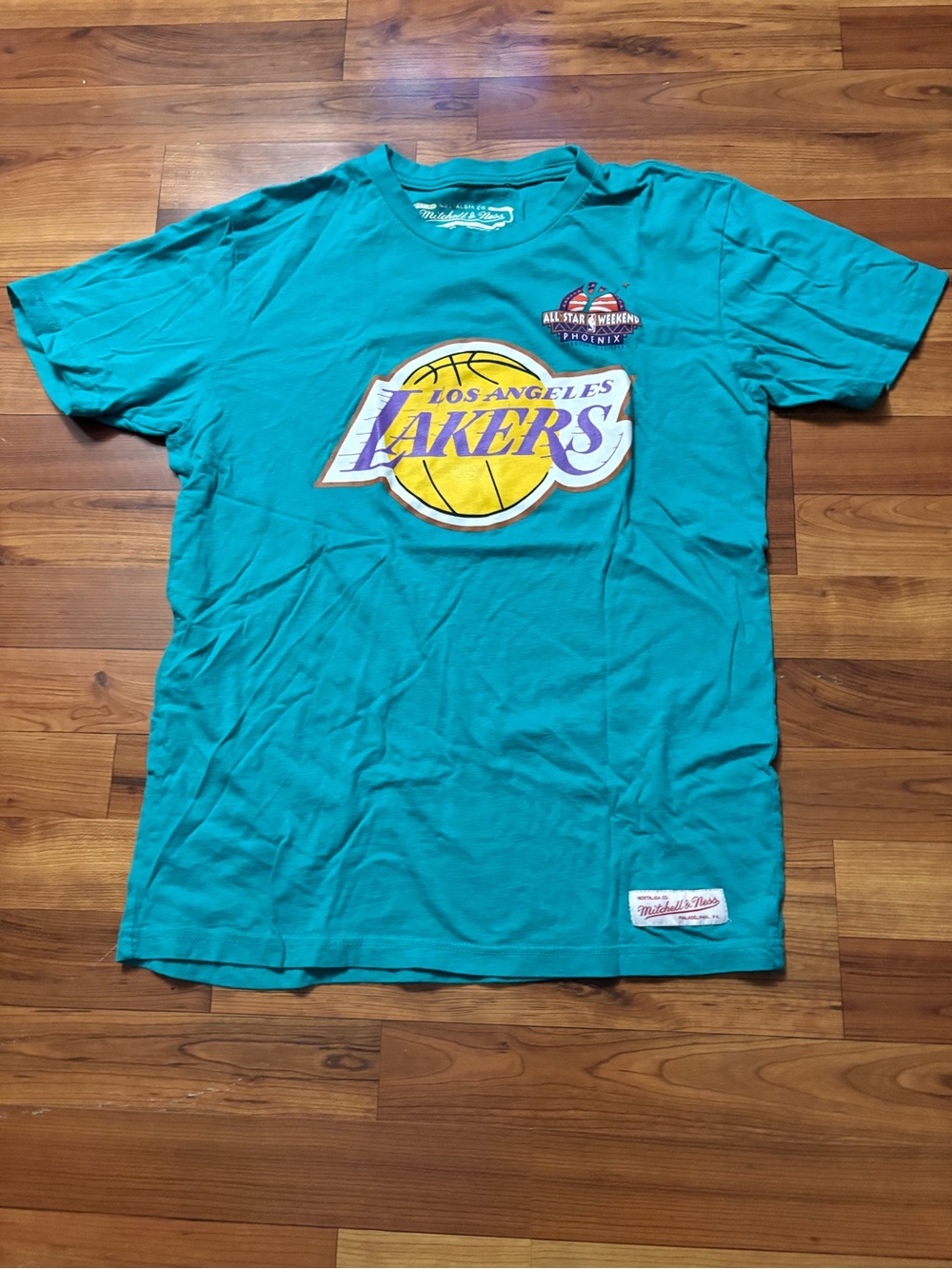 Los Angeles Lakers Teal All star Graphic T-Shirt